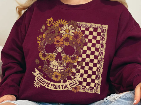 Growth From The Deep Skull PNG SVG DesignDestine 