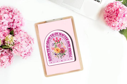 Growth is growth Sticker Design Sublimation Regulrcrative 