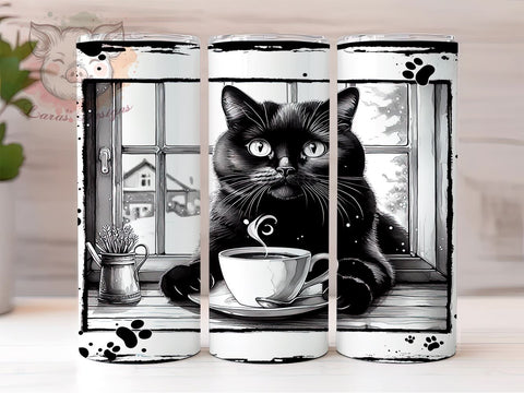Grumpy Cat 20oz Tumbler Png, Straight & Tapered Tumbler Png, Funny Cat Tumbler Png, Digital Download PNG Sublimation Lara' s Designs 