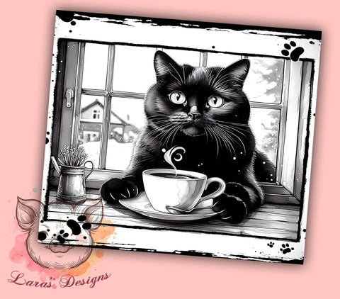 Grumpy Cat 20oz Tumbler Png, Straight & Tapered Tumbler Png, Funny Cat Tumbler Png, Digital Download PNG Sublimation Lara' s Designs 