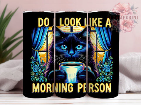 Grumpy Cat 20oz Tumbler Wrap PNG, Funny Cat Tumbler Png, Straight & Tapered Tumbler Wrap, Instant Digital Download Sublimation Li Zamperini 