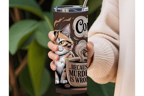 Grumpy Cat Coffee 20oz Tumbler Wrap Sublimation DesignSVG 