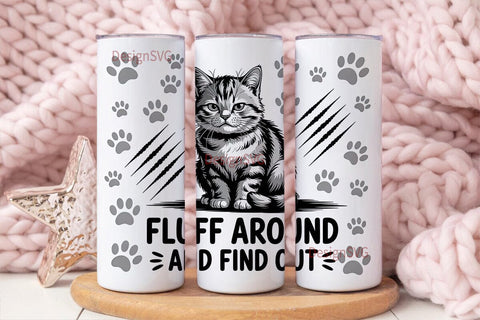 Grumpy Cat Tumbler Wrap Design Sublimation DesignSVG 