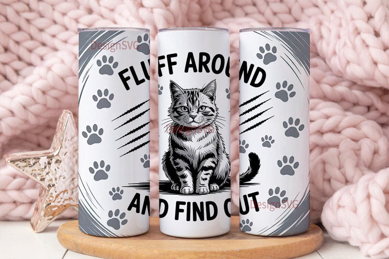 Grumpy Cat Tumbler Wrap Design Sublimation DesignSVG 