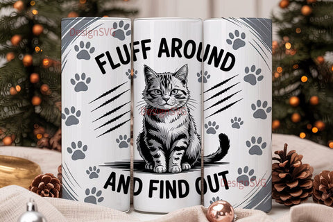 Grumpy Cat Tumbler Wrap Design Sublimation DesignSVG 