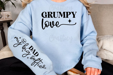 Grumpy love Sleeve SVG Design SVG Designangry 