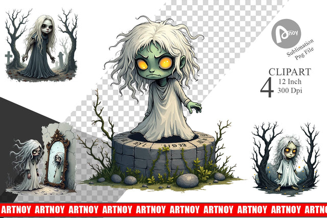 Grumpy White Lady Clipart Sublimation artnoy 