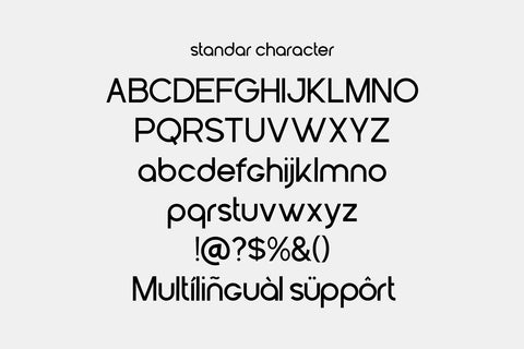 Gued – Modern Minimalist Logo Style Font Font Mozzatype 