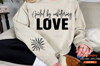 Guided by unfaltering love Sleeve SVG Design SVG Designangry 