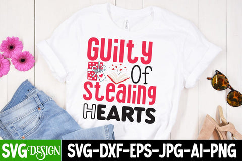 Guilty Of Stealing Hearts SVG Design, Guilty Of Stealing Hearts SVG Quotes,Valentine's Day SVG Cut File,Happy Valentine's Day SVG ,Valentine SVG Bundle, Love SVG Bundle SVG BlackCatsMedia 