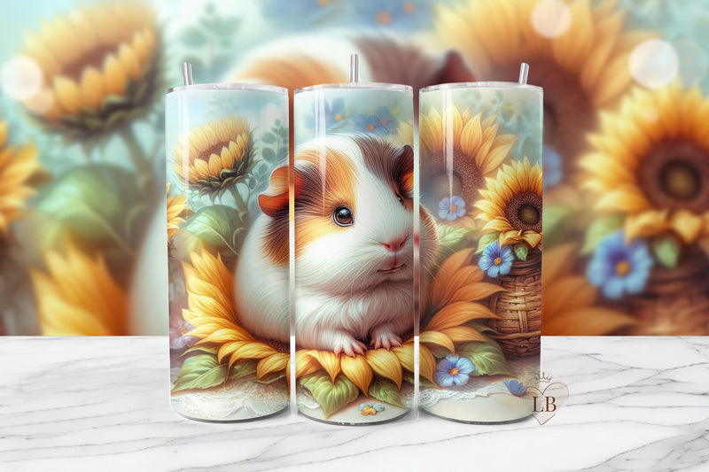 Guinea Pig Tumbler Wrap Sublimation Design Sublimation BijouBay 