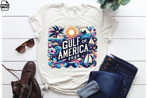 Gulf Of America PNG Clipart Bundle Printable File Sublimation Creativedesigntee 
