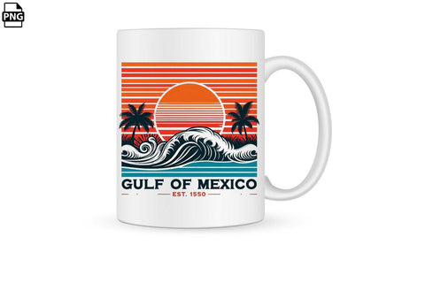 Gulf Of Mexico Est 1550 PNG Clipart Printable File Sublimation Creativedesigntee 