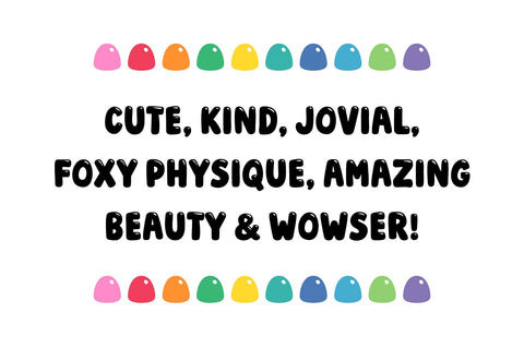 Gum Drop Pop Font Miss Tiina 