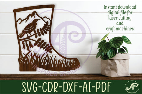 Gumboot New Zealand wall art sign, SVG file. vector file SVG APInspireddesigns 