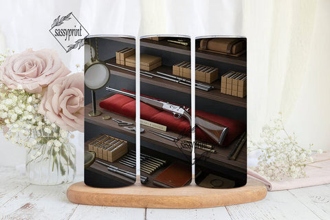 Gun Collection 20oz Tumbler Wrap Sublimation sassyprint 