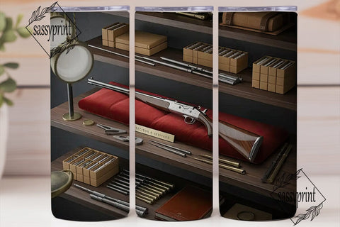 Gun Collection 20oz Tumbler Wrap Sublimation sassyprint 