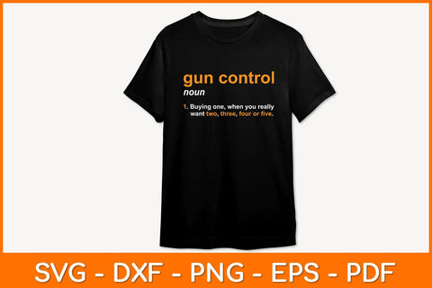 Gun Control Definition Svg File SVG artprintfile 