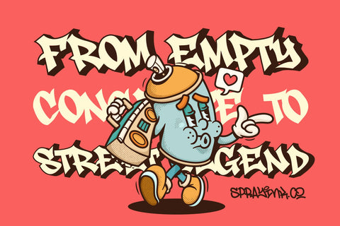 Gunko Street – Bold 3D Graffiti Font Font Mozzatype 