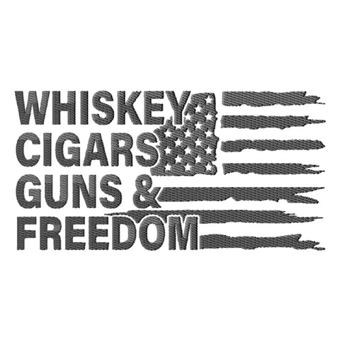 Guns and Freedom Embroidery Designs Bundle - 4 Designs, Beer Bacon Guns and Freedom Embroidery, Whiskey Steak Guns & Freedom PES Files Embroidery/Applique DESIGNS HappyDesignStudio 