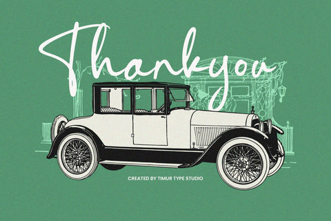 Gustavo Autograph - Whimsical Handlettered Font Font Timur type 