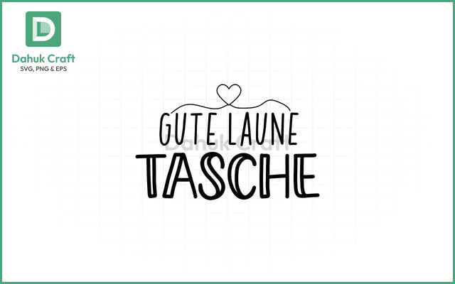 Gute Laune Tasche SVG – Happy Vibes PNG & EPS V14 SVG dahukdesign 