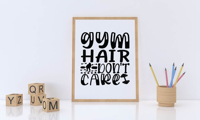 gym hair don't care svg t shirt design SVG sk.swapon Roy 