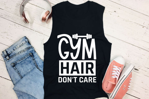 Gym Hair Don't Care - Workout SVG File SVG CraftLabSVG 