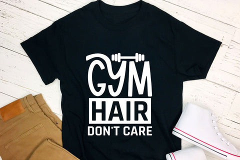 Gym Hair Don't Care - Workout SVG File SVG CraftLabSVG 
