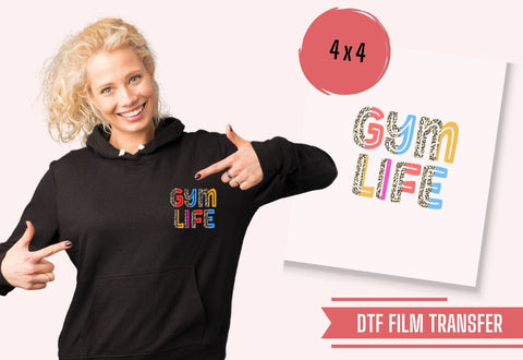 Gym Life Iron On Transfer Physical So Fontsy T-Shirt Iron-On Transfer Shop