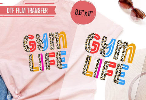 Gym Life Iron On Transfer Physical So Fontsy T-Shirt Iron-On Transfer Shop