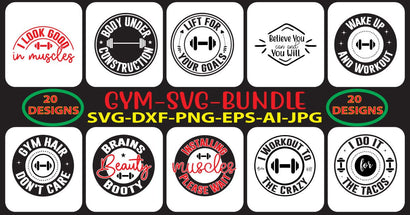 GYM-SVG-BUNDLE SVG Syaman 