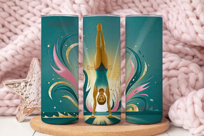 Gymnast Tumbler Wrap 20oz Sublimation DesignSVG 
