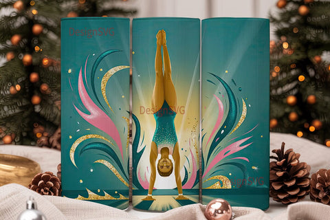 Gymnast Tumbler Wrap 20oz Sublimation DesignSVG 