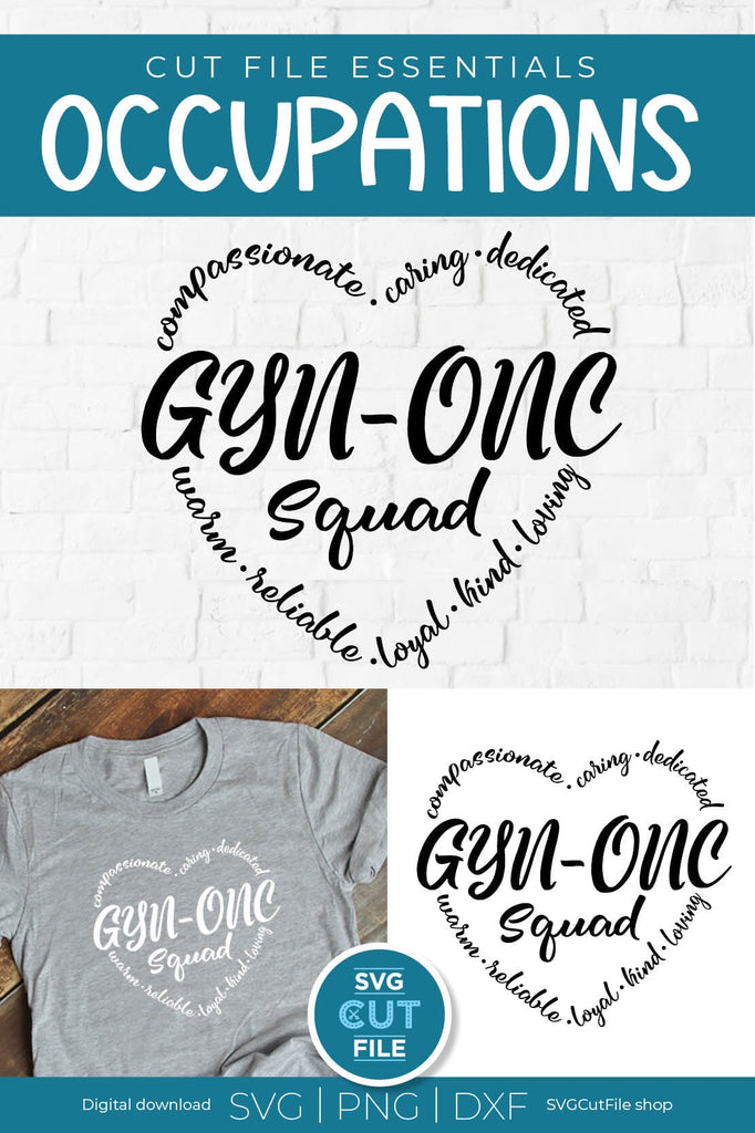 GYN ONC squad svg - So Fontsy