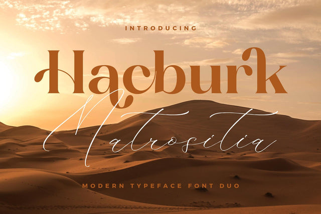 Hacburk Matrositia Font Duo Font Storytype Studio 