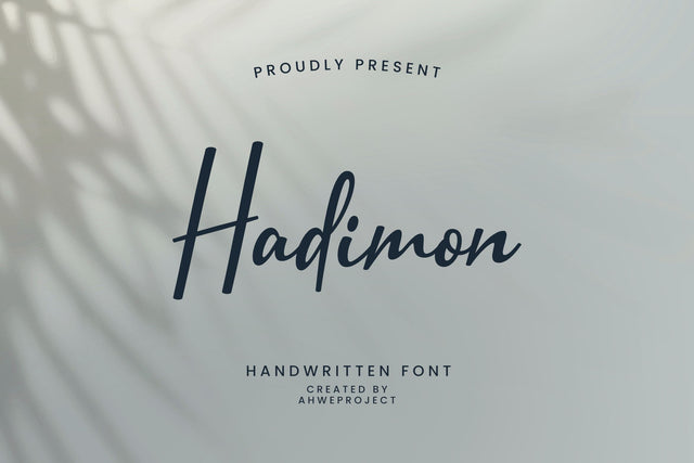 Hadimon Font ahweproject 