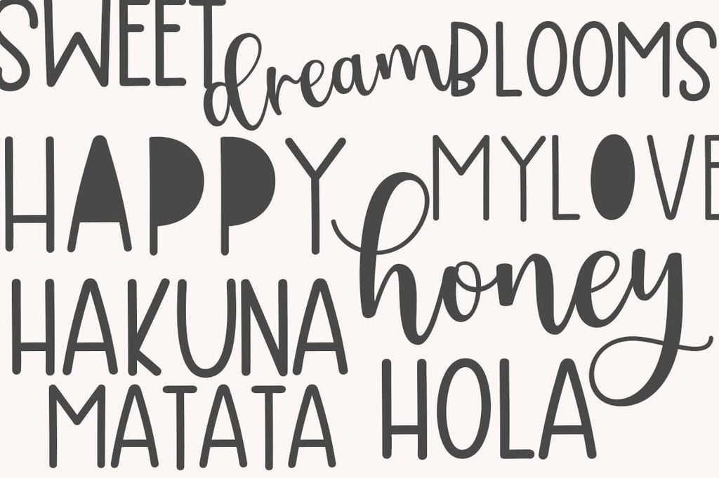 Hailey Script Font Trio - So Fontsy