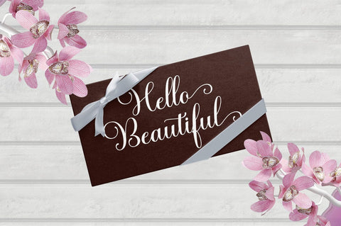 Haileyna Script SVG RomieStudio 