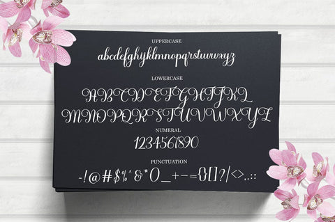 Haileyna Script SVG RomieStudio 