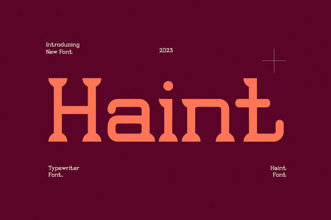 Haint - Modern Serif Font Font studioalmeera 