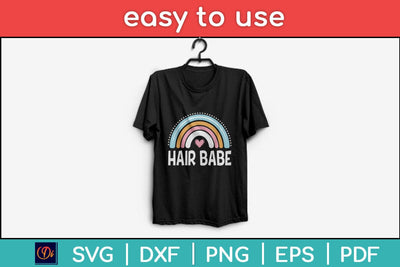 Hair Babe Retro Hair Lover Hair Stylist Hairdresser Svg Design SVG artprintfile 