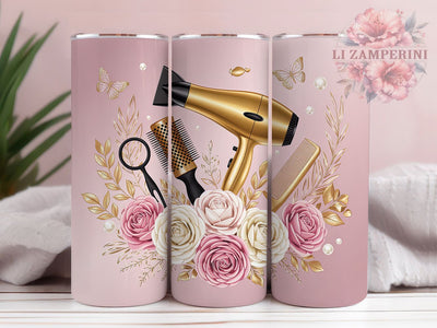 Hair Boss Hairstylist Salon Tumbler, Hair Boss 20Oz Cup, Hair Hustler Sublimation Design, Salon Quote Drinkware, Hairdresser Gift Idea, Beauty Salon Tumbler, Stylist Motivation Cup Sublimation Li Zamperini 