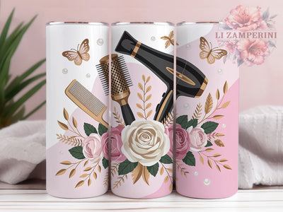 Hair Boss Hairstylist Salon Tumbler, Hair Boss 20Oz Cup, Hair Hustler Sublimation Design, Salon Quote Drinkware, Hairdresser Gift Idea, Beauty Salon Tumbler, Stylist Motivation Cup Sublimation Li Zamperini 