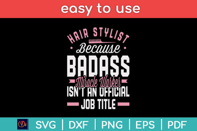 Hair Stylist Hustler Hairdresser Salon Barber Dresser Svg Design SVG artprintfile 