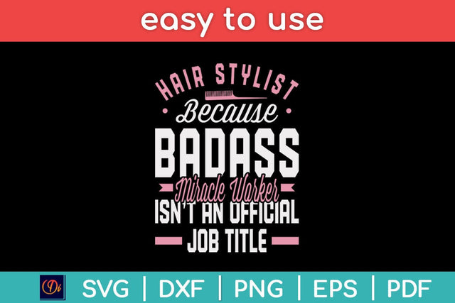 Hair Stylist Hustler Hairdresser Salon Barber Dresser Svg Design SVG artprintfile 