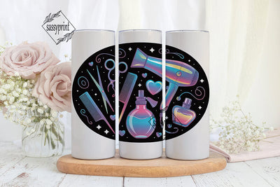 Hair Stylist Magic Tumbler Wrap Sublimation sassyprint 