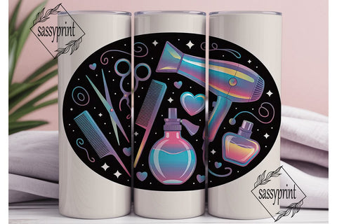 Hair Stylist Magic Tumbler Wrap Sublimation sassyprint 