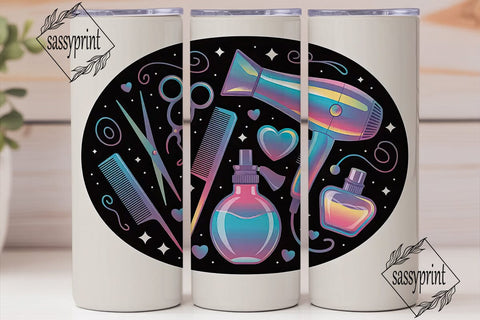 Hair Stylist Magic Tumbler Wrap Sublimation sassyprint 