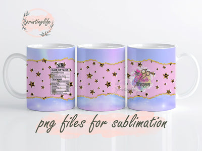 Hair Stylist Mug Wrap Design, Instant Digital Design Download Mug Wrap Design, Mug Design PNG Sublimation PrintingLife 